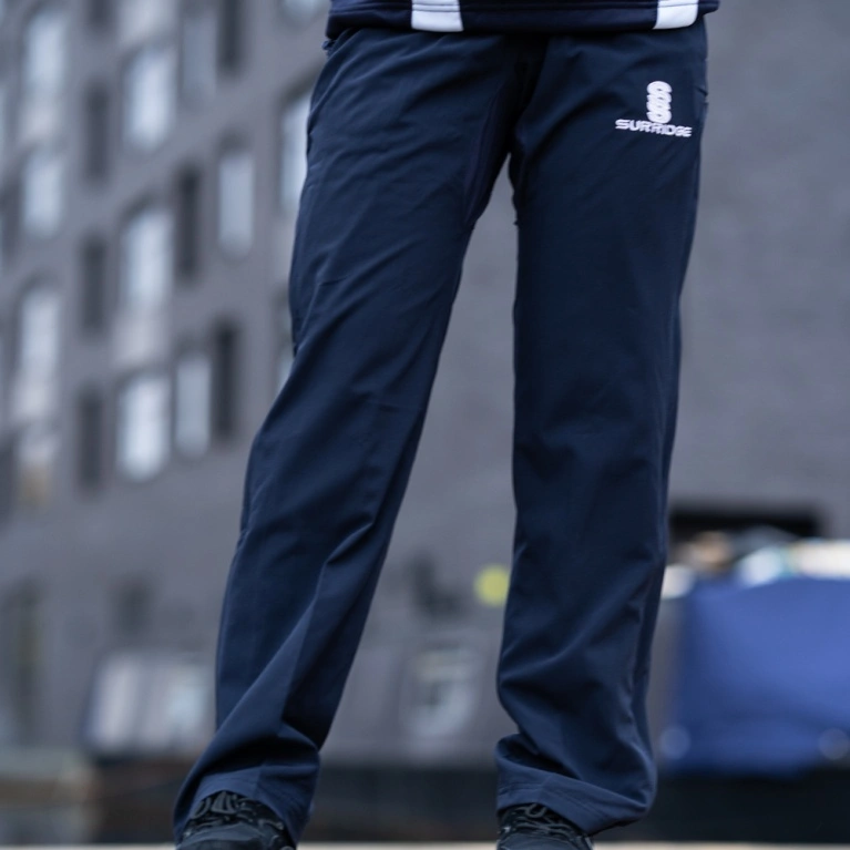 Women's Poplin Track Pant : Navy